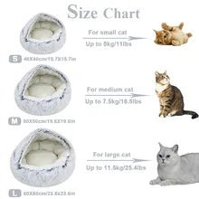 Winter Plushy Bed - Anti-Anxiety Pet Bed