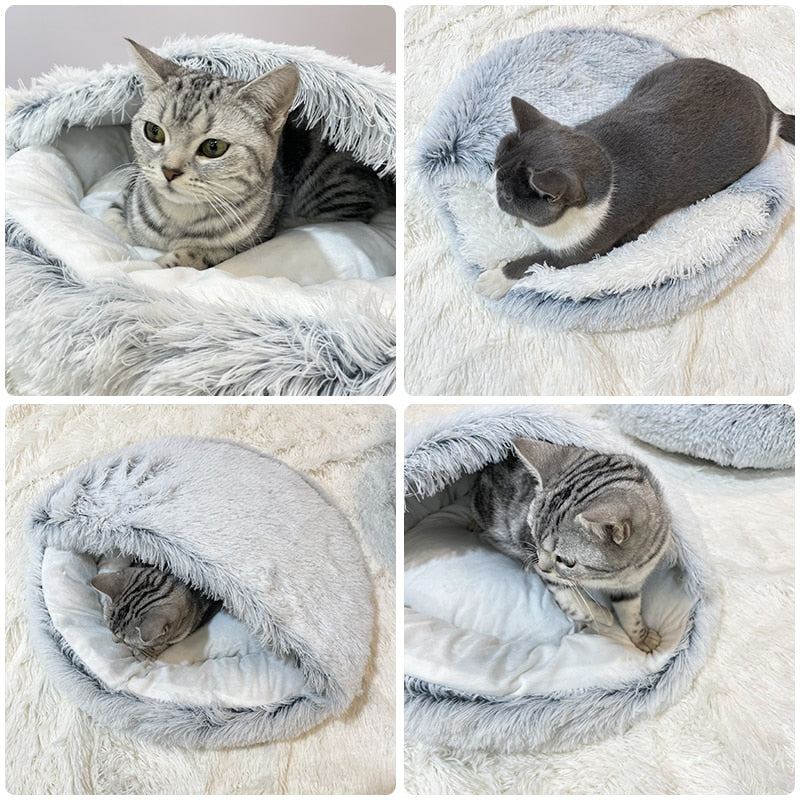 Winter Plushy Bed - Anti-Anxiety Pet Bed