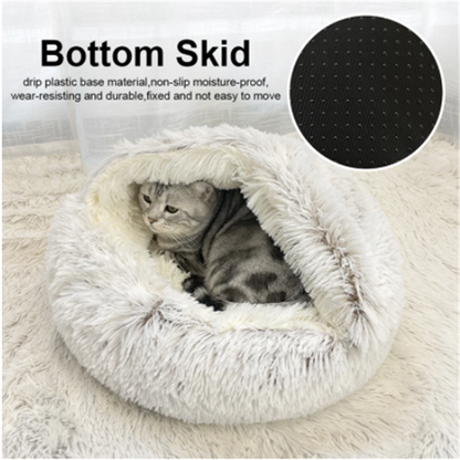 Winter Plushy Bed - Anti-Anxiety Pet Bed