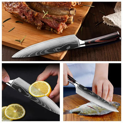 Chef's Signature™ Damascus Knife Set