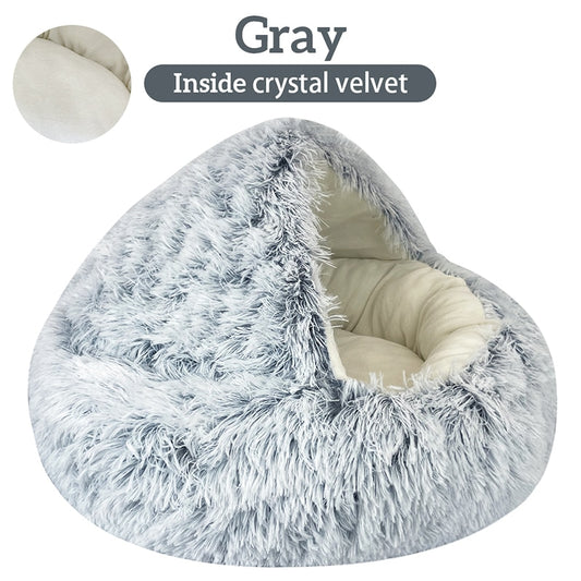 Winter Plushy Bed - Anti-Anxiety Pet Bed