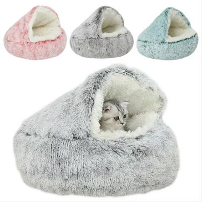 Winter Plushy Bed - Anti-Anxiety Pet Bed